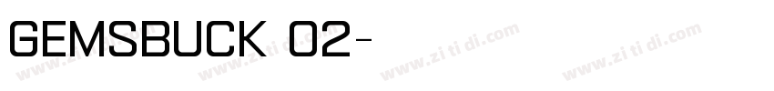 gemsbuck 02字体转换